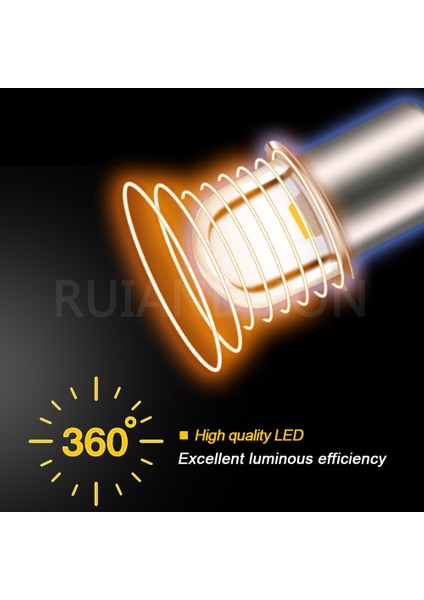 Dc 6V Tarzı E10 4300K Dc 3V 6V 12V 4.5V 18V P13.5S Pr2 E10 Led Ampul El Feneri Değiştirme Torch Çalışma Işığı Gösterge Lambası Sıcak Beyaz 4300K (Yurt Dışından)
