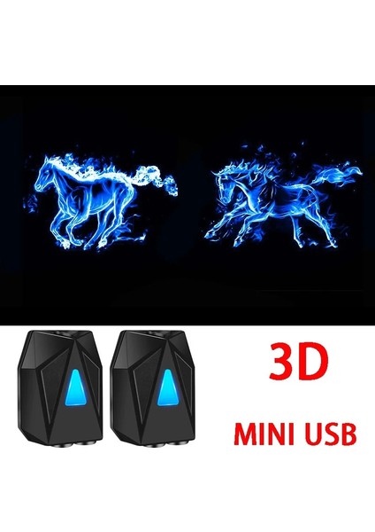 2 Adet Tarzı 3D Mini B 3D Araba Kapısı Karşılama Işıkları Dönebilen Lazer Projektör Logosu Hayalet Gölge Işığı Kablosuz Dekoratif Lamba Evrensel Araba Kapı Işığı (Yurt Dışından)