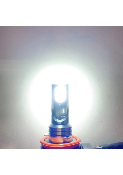 H8 Stili 6000K Soğuk Beyaz Aslent H11 H8 H1 H3 Led H4 H Hb Araba Led Sis Farları Far Ampulleri Smd 6000K 3000K 8000K Oto Sis Lambası (Yurt Dışından)