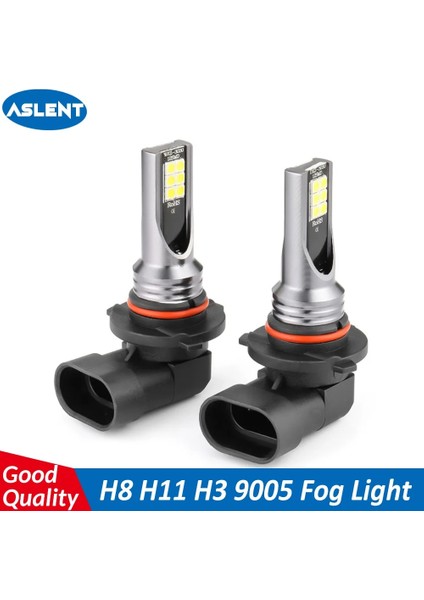 H8 Stili 6000K Soğuk Beyaz Aslent H11 H8 H1 H3 Led H4 H Hb Araba Led Sis Farları Far Ampulleri Smd 6000K 3000K 8000K Oto Sis Lambası (Yurt Dışından) fiyatları