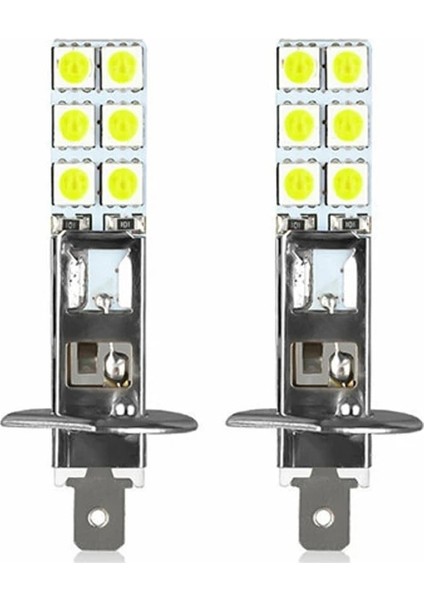 H1 Yeni H1 Led 12V 6000K Beyaz 55W Led Araba Sis Lambası Sürüş Işıkları Led Far Ampul (Yurt Dışından)