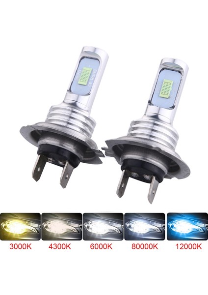 H7 Stili 3000K Altın 2 Adet Led Yeni Csp Mini H7 Arabalar Için Lambalar Far Ampulleri H4 H16 H8 H11 Sis Lambası Hb Hb4 Buz Mavisi 8000K 3000K Oto 12V 24V (Yurt Dışından)