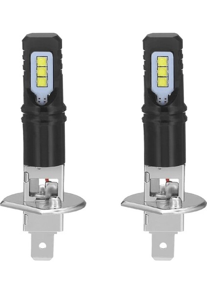 2X Hk Süper Parlak Beyaz 6000Lm Drl Led Far Ampul Kiti Uzun Far Yeni (Yurt Dışından) fiyatları