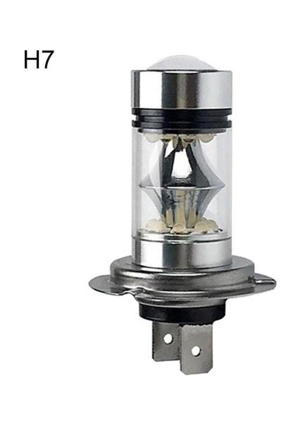 H7 Alüminyum Alaşımlı Araba Işık 100W H4 H7 Süper Parlak 20Smd Led Araba Gündüz Çalışan Sürüş Sis Işık Lambası (Yurt Dışından)