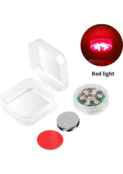 Kırmızı Pil İle Ar Mini Led Dokunmatik Anahtar Işığı Otomatik Kablosuz Ortam Lambası Taşınabilir Gece Okuma Işığı Araba Çatı Ampul Araba Iç Işık (Yurt Dışından)