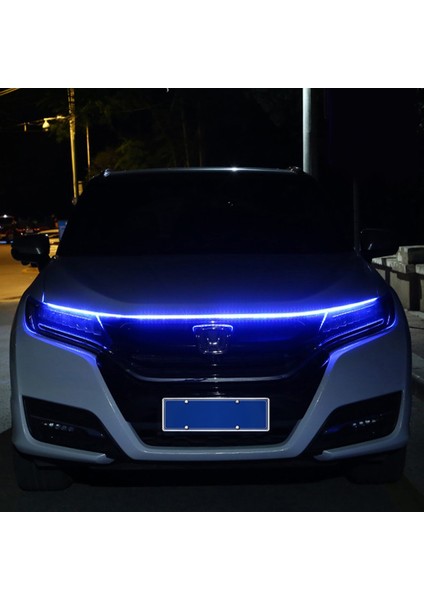 Mor Tarzı Mavi Okeen 180Cm Led Araba Kaput Işıkları Şeridi Evrensel Motor Kaputu Kılavuzu Dekoratif Işık Çubuğu Oto Farlar Araba Gündüz Çalışan Işık (Yurt Dışından)