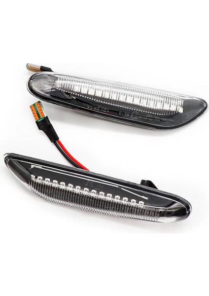 T10 Tipi Dinamik Yok Led Yan Işaretleyici Ayna Gösterge Lambası Akan Su Dönüş Sinyali Işık Sarı Bmw E90 E91 E92 E93 E60 E87 E82 E61 E46 (Yurt Dışından)