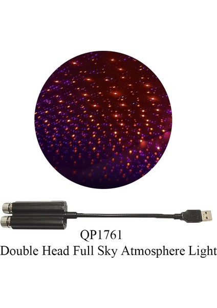 Qp1761 Araba Usb Led Parti Işıkları Sahne Etkisi Karaoke Atmosfer Lambası 4W 5V Taşınabilir Disko Topu Renkli Lazer Dj Disko Hafif Müzik (Yurt Dışından)