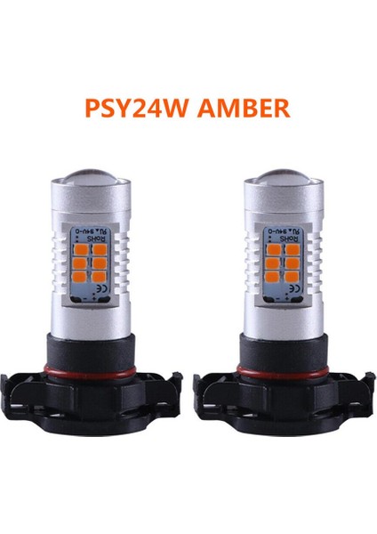 Psy24W 2 Adet Yeni 24W Psy24W Yüksek Güçlü Kalça Led Amber Gösterge Ampulleri Bmw Ve Diğer Arabalar Için Canbus Ücretsiz Hata (Yurt Dışından)