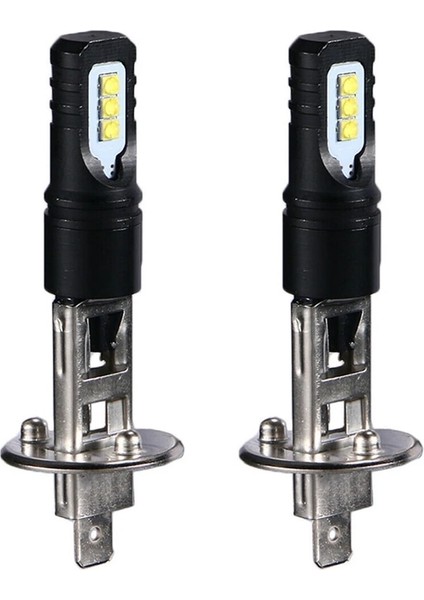 2X Hk Süper Parlak Beyaz 6000Lm Drl Led Far Ampul Kiti Uzun Far (Yurt Dışından) modelleri