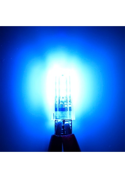 Kristal Mavi 2X T10 Led W5W Yeni Smd Araba Sinyal Işık Akrilik Ampul Oto Polarite Ücretsiz Kama Okuma Plaka Kapı Lambası Beyaz 12 V (Yurt Dışından)