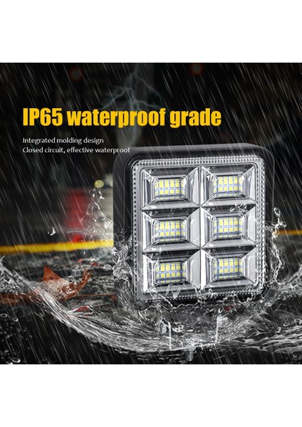 1Pc 192W 64Led Tarzı 2X 144W 192W Led Çalışma Işığı Bar Çalışma Işığı 48Led 42Mm Offroad Spot Işın Sis Farları 4X4 Kamyon Traktör Tekne 4Wd Suv Atv 12V 24V (Yurt Dışından) fırsatları