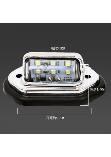 E V 24V Led Plaka Işıkları Aydınlatma Kamyon Römork Traktör Rv Atv Kamyon Plaka Lambası (Yurt Dışından) modelleri