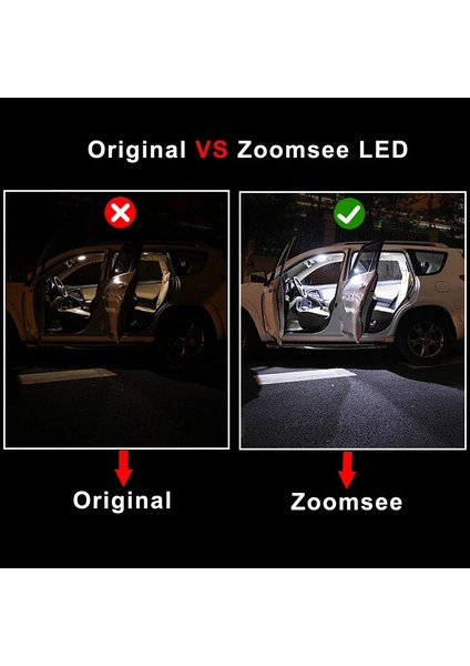A3 S3 Rs3 8V-9Pcs Stili Mor Zoomsee En Iyi Canbus Audi A3 8L 8V 8P A4 B5 B6 B7 B8 A5 A A7 A8 D2 D3 Q5 Q7 Araç Led Iç Dome Harita Işık Kiti (Yurt Dışından) fiyatları