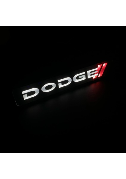 Toyota Işık Için Abs Krom Araba Ön Kaput Grille Amblemi Led Işıkları Rozeti Dodge Challenger Ra Şarj Cihazı Avenger Kalibre Dekoratif Lamba (Yurt Dışından)