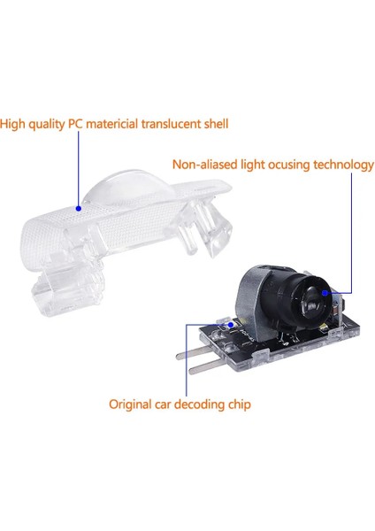 Toyota Logosu Için 2 Adet Led Lazer Projektör Lambası Hayalet Gölge Işık Araba Kapı Toyota Prius Için Karşılama Işığı Logo Araba Mal Dekorasyon Aksesuarları (Yurt Dışından) fırsatları