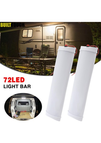 Led Araç Iç Led Işık Çubuğu Beyaz Kapalı Tavan Lambası Tüp Şerit Van Kamyon Kamyon Rv Camper Tekne Için Anahtarlı Ev (Yurt Dışından)