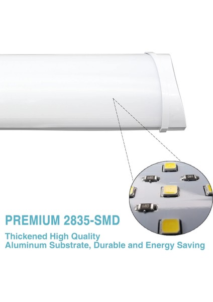 Led Araç Iç Led Işık Çubuğu Beyaz Kapalı Tavan Lambası Tüp Şerit Van Kamyon Kamyon Rv Camper Tekne Için Anahtarlı Ev (Yurt Dışından) fırsatları