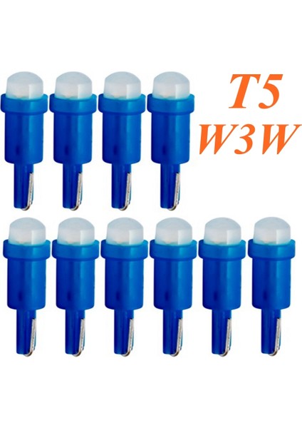 Mavi Stil T5 Kob W5W B8.5D B8.4D B8.3D Led Ampuller Araba Gösterge Paneli Lambası Otomatik Gösterge Paneli Isınma Gösterge Işığı (Yurt Dışından)
