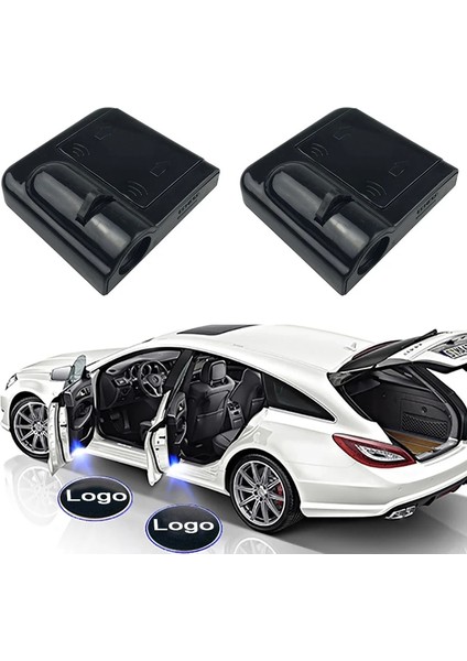 Honda Tarzı Için No.4 Boyutu 1 Adet Yeni Kablosuz Led Araba Kapı Karşılama Lazer Projektör Logo Hayalet Gölge Gece Işıkları Chevrolet Için Araba Styling Aksesuarları Kitleri (Yurt Dışından)
