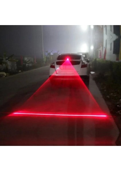 Tek Boyut Araba Oto Led Lazer Sis Lambası Araç Çarpışma Önleyici Arka Lambası Fren Uyarı Lambası (Yurt Dışından) fırsatları