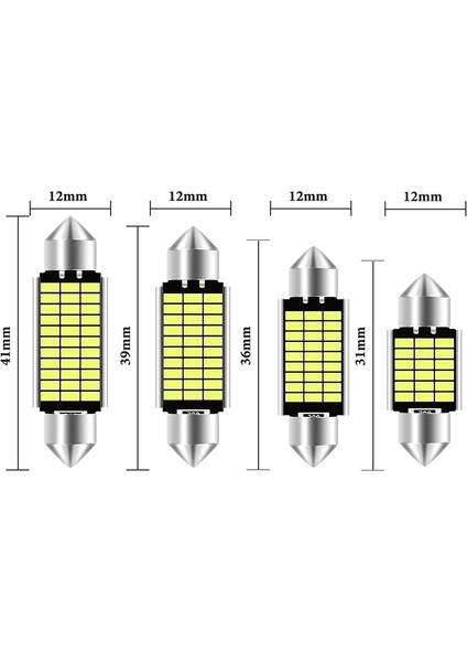 39Mm Tarzı Buz Mavisi Rxz Festoon C10W Led C5W Led Canbus Mm Hatasız Iç Okuma Işığı Açıklık Ampuller Oto Plaka Lambası Beyaz (Yurt Dışından) fiyatları
