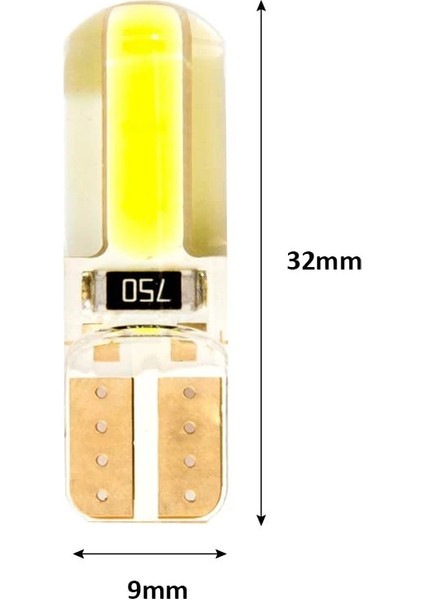 10 Parça Tarzı Sarı T10 W5W Led Araba Iç Işık Cob Marker Lambası 12V Ampul Kama Park Kubbe Işık Beyaz Oto Araba Oto Için (Yurt Dışından) fırsatları