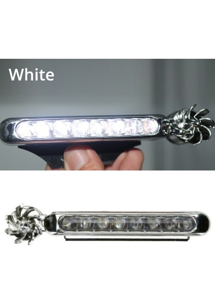 Beyaz Rüzgar Enerjili 8 Led Araba Işık Harici Drl Koşu Işıkları Far Sis Işık Lambası Otomatik Gün Işığı Kablolama Olmadan Rüzgar Enerjisi (Yurt Dışından) fiyatları