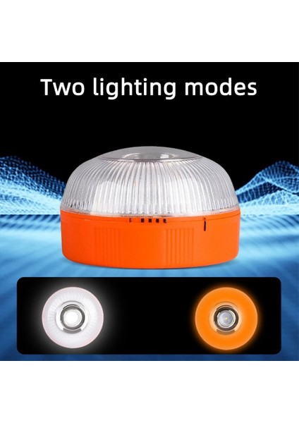 1 Bilgisayar Araba Acil Işık V16 Şarj Edilebilir Led El Feneri Manyetik Indüksiyon Strobe Işık Yol Kaza Lambası Trafik Uyarı Lambası (Yurt Dışından) indirimleri