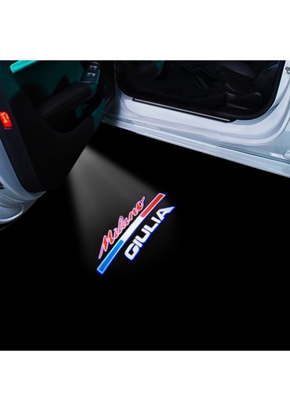 Stil 6 Alfa Romeo Led Araba Kapı Içın 2 Adet Karşılama Işığı Logo Projektör Giulia Giulietta Mito Stelvio Brera Araba-Styling (Yurt Dışından)
