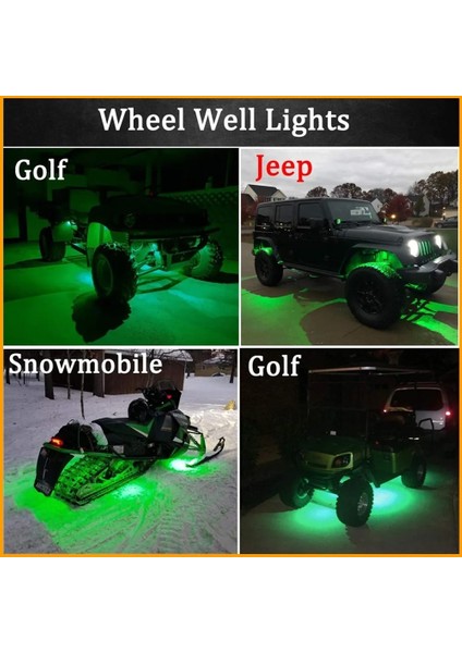 4 Adet Pc Araba Led Kaya Işık Şeridi Yan Göstergeler Lambası Jeep Rzr Offroad Fkup Kamyon Motosiklet Için Su Geçirmez Dekor Lambaları (Yurt Dışından) modelleri