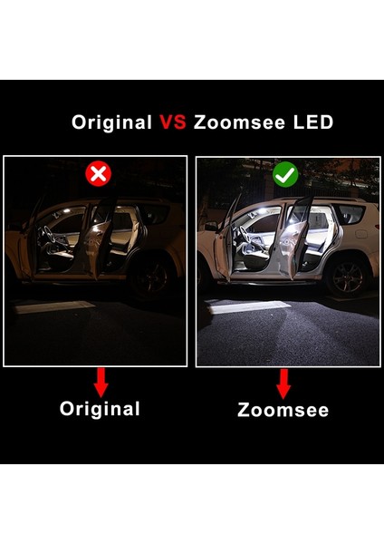 E39 Touring - 19 Adet Tarzı Mor Zoomsee Bmw Serisi E87 E81 F20 E46 E90 E91 E92 E93 E39 E60 E61 F10 F11 E38 E65 E66 Canbus Araba Led Iç Işık Kiti (Yurt Dışından)