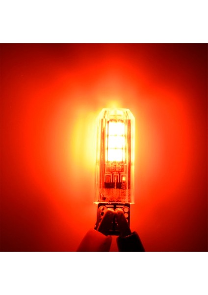 Kırmızı 2X T10 Led W5W Yeni Smd Araba Sinyal Işık Akrilik Ampul Oto Polarite Ücretsiz Kama Okuma Plaka Kapı Lambası Beyaz 12 V (Yurt Dışından)