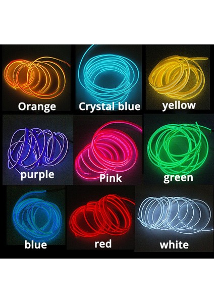 Beyaz Stil Yeşil Araba Şerit Hattı Işıkları Araba Iç Aydınlatma Oto Kapı Işığı Usb Led Tel Halat Hattı 12V Dekoratif Lambalı Esnek Neon Işıklar (Yurt Dışından) indirimleri