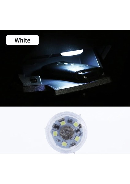 Beyaz Işık Kablosuz Mini Led Dokunmatik Anahtar Işık Taşınabilir Araba Gece Okuma Lambası Iç Ortam Lambası 3 Renk Dokunmadan Gece Işıkları (Yurt Dışından)