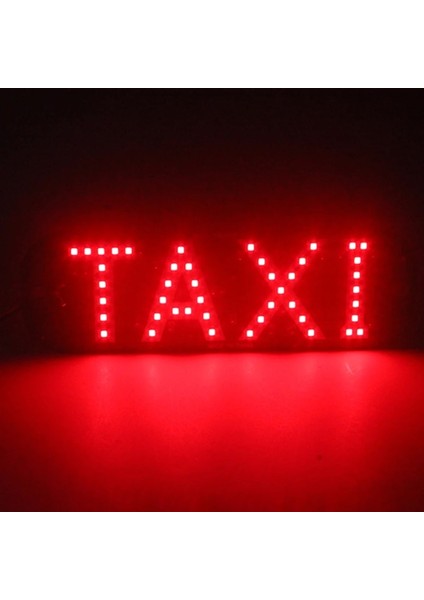 Kırmızı 190X65Mm Selynde Led Işık Kurulu Taksi Tarzı Araç Şarj Cihazı İle Taksi Şoförü Için 4 Renk Ön Cam Işığını Seçin (Yurt Dışından)