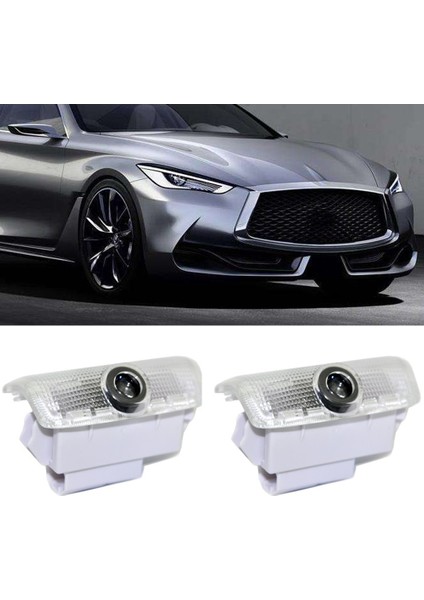 2 Adet Tarzı Infiniti Için Ar Kapı Işığı Led Oto Logo Infiniti Q50 Q60 Q70 Qx50 Qx56 Qx70 Qx80 Fx37 Için Hoş Geldiniz Lambası Nezaket Gölge Amblem Luces (Yurt Dışından)