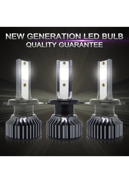 H11 Stili 2 Taraf 12000K Mavi 2 Adet H4 Hdes Led Araba Far Lümen H1 Ampuller H H8 H9 H11 Hk Sis Ampul Turbo Lambası (Yurt Dışından)