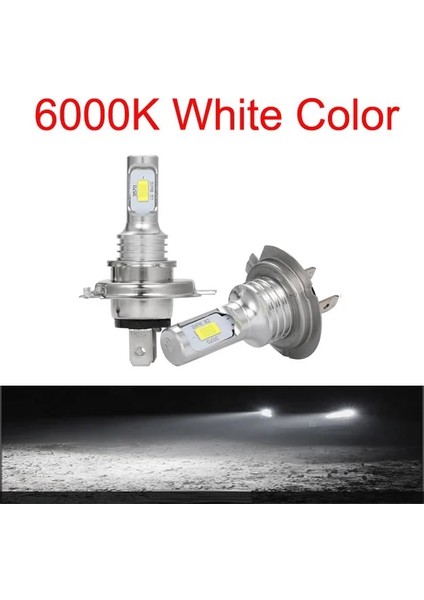 H9 Stili Gümüş 6000K Led Turbo Araba Far H4 H7 H11 H8 Hb4 H1 H Hb Hb H9 Ampuller 80W Lm Araba Aksesuarık Led Sis Lambası (Yurt Dışından)