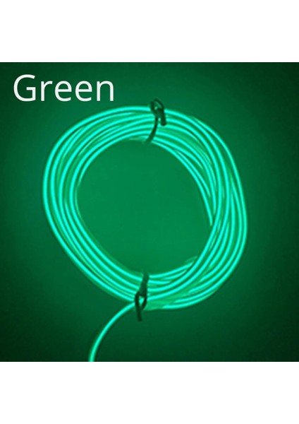 1M Usb Sürücü Stili Yeşil Araba Iç Atmosfer Lambası Karşılama Işığı Kapı Işıkları Otomatik Led Şerit Tel Halatlar Tüp Hattı Usb Sigara Neon Işıkları (Yurt Dışından)