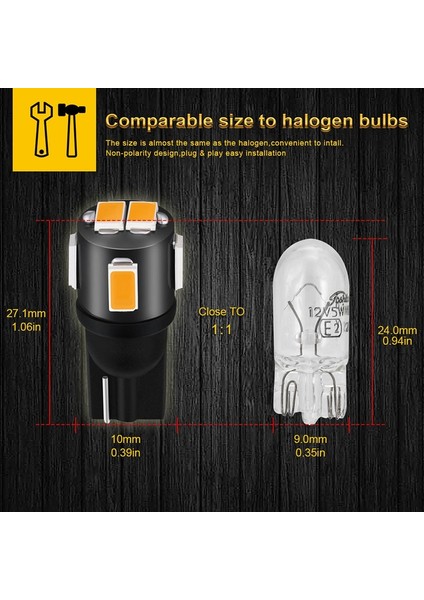 4 Adet Kırmızı Katur T10 W5W Led Ampuller Smd Oto Araba Led Dome Haritası Gövde Plaka Işık Lamba Ampul T10 Led Amber Beyaz Aydınlatma (Yurt Dışından) modelleri