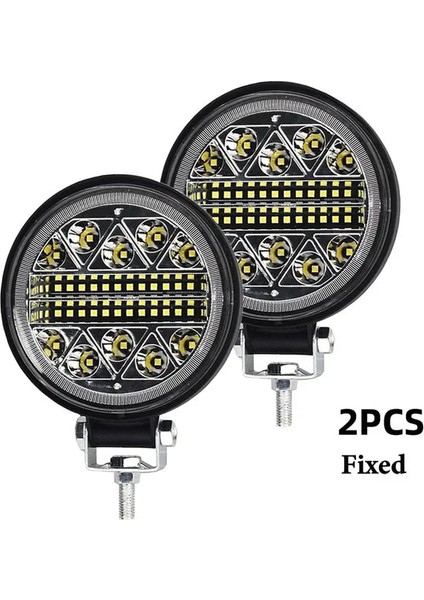 Yuvarlak Sabit 2 Adet Tarzı W Lightbar Spot Led Çalışma Işığı Bar Araba Traktör Suv Kamyon Sürüş Için Sis Lam Led 34Smd Farlar Led Lıghtba (Yurt Dışından)