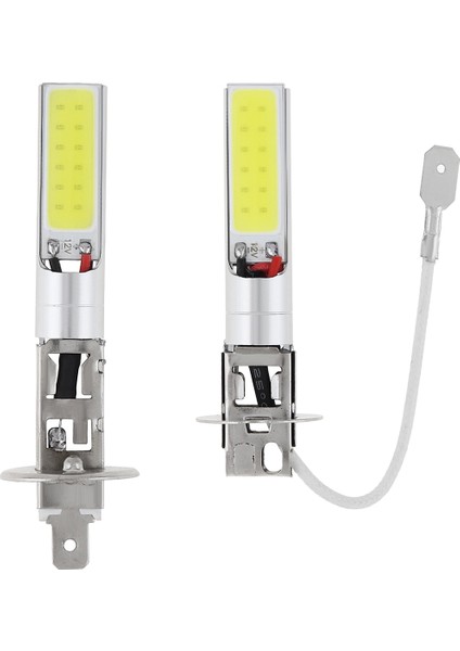 2 Adet H3 1 Adet H1H3 Canbus Süper Parlak Led Ampul Beyaz Araba Sis Işık Far Cob 12V 20W 6000K Çalışan Ampul Oto Motosiklet Lambaları (Yurt Dışından) fırsatları