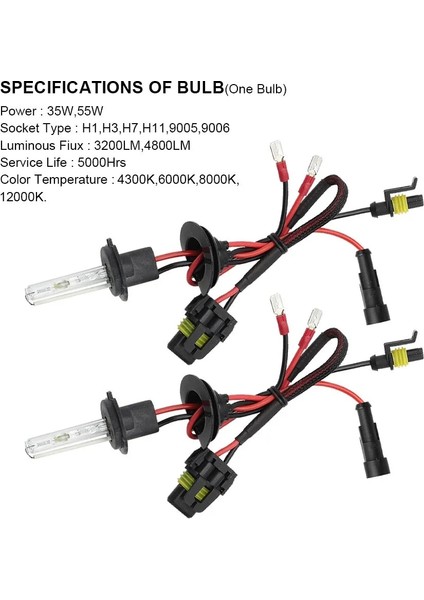 55W 8000K Tarzı Balast Yok 35W 55W Hıd Xenon Araba Far H1 H3 H7 Hk 6000K 8000K K Mini Balastlı Otomatik Far Kiti (Yurt Dışından)