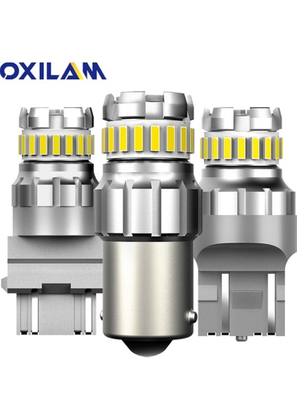 W21W 7440 7443 Baw Led T15 W16W P27W W21W Led Ampul Bay15D P Led Oto Sinyal Lambası Fren Ters Araba Işık (Yurt Dışından)