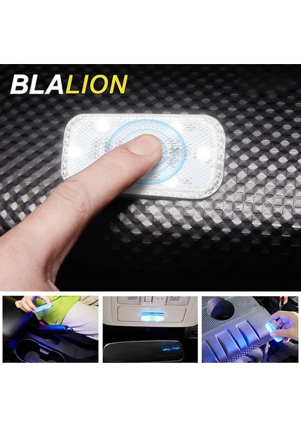 Beyaz Aydınlatma 1 Adet Adet Manyetik Araba Led Dokunmatik Işıklar Kablosuz Iç Işık Usb Çatı Tavan Kapı Ayak Gövdesi Için Okuma Lambaları Saklama Kutusu (Yurt Dışından) fiyatları