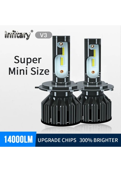 H1 Stili 6500K Soğuk Beyaz Infitary H4 H7 Led Araba Farları Ampuller Ze Lm 6500K 4500K H1 H3 H11 H Hb3 Hb4 Otomatik Sis Farları (Yurt Dışından) fiyatları