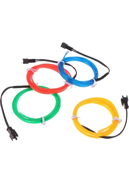 Rd Renkli 1 M Neon Işık Dans Parti Dekor Işık Neon Led Lamba Esnek El Tel Halat Tüp Su Geçirmez Led Şerit Araba Aksesuarları (Yurt Dışından) fiyatları