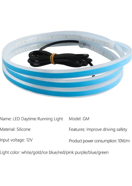 90Cm Tarzı Kırmızı Lymoyo Led Şerit Kaput Işık Araba Led Işık Şeridi Araba Hood Esnek Gündüz Çalışan Işık Şeridi Evrensel Dekorasyon Lambası (Yurt Dışından) indirimleri