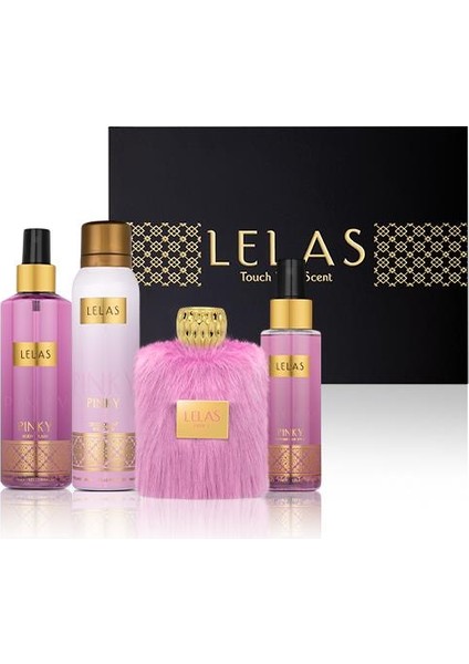 1580 Pinky 4 Parça Hediye Kutulu Kadın Parfüm Seti